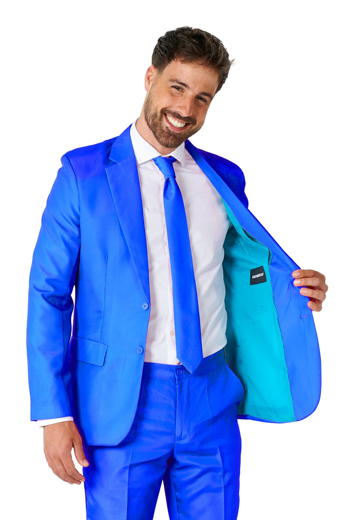 Costume Adult Suitmeister Solid Blue