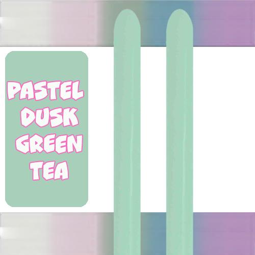 Balloon Modelling 260 Pastel Dusk Green Tea Sempertex Pk 50