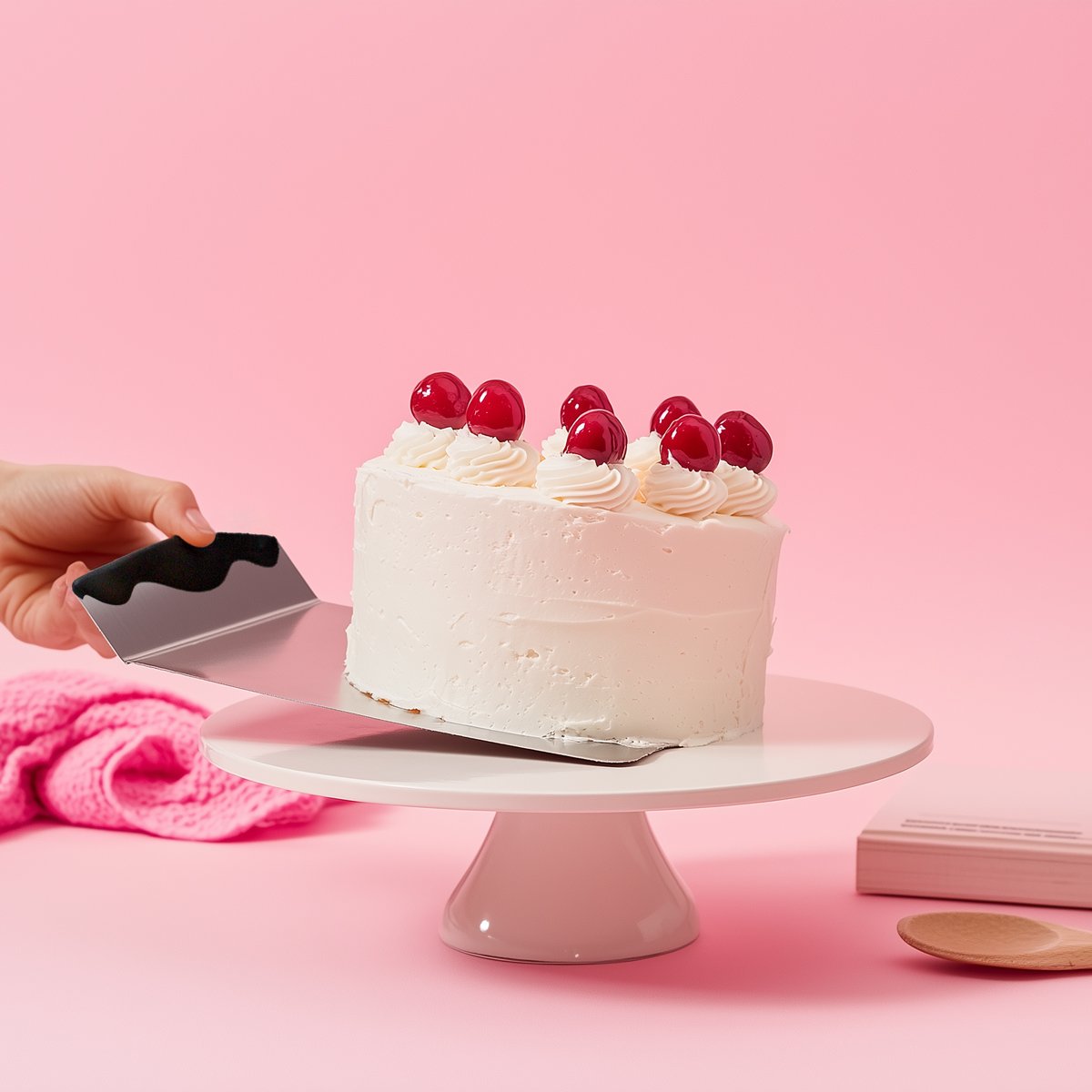 Heavy Cake Decorating/Pie/Pizza Lifter Stainless Steel Deluxe