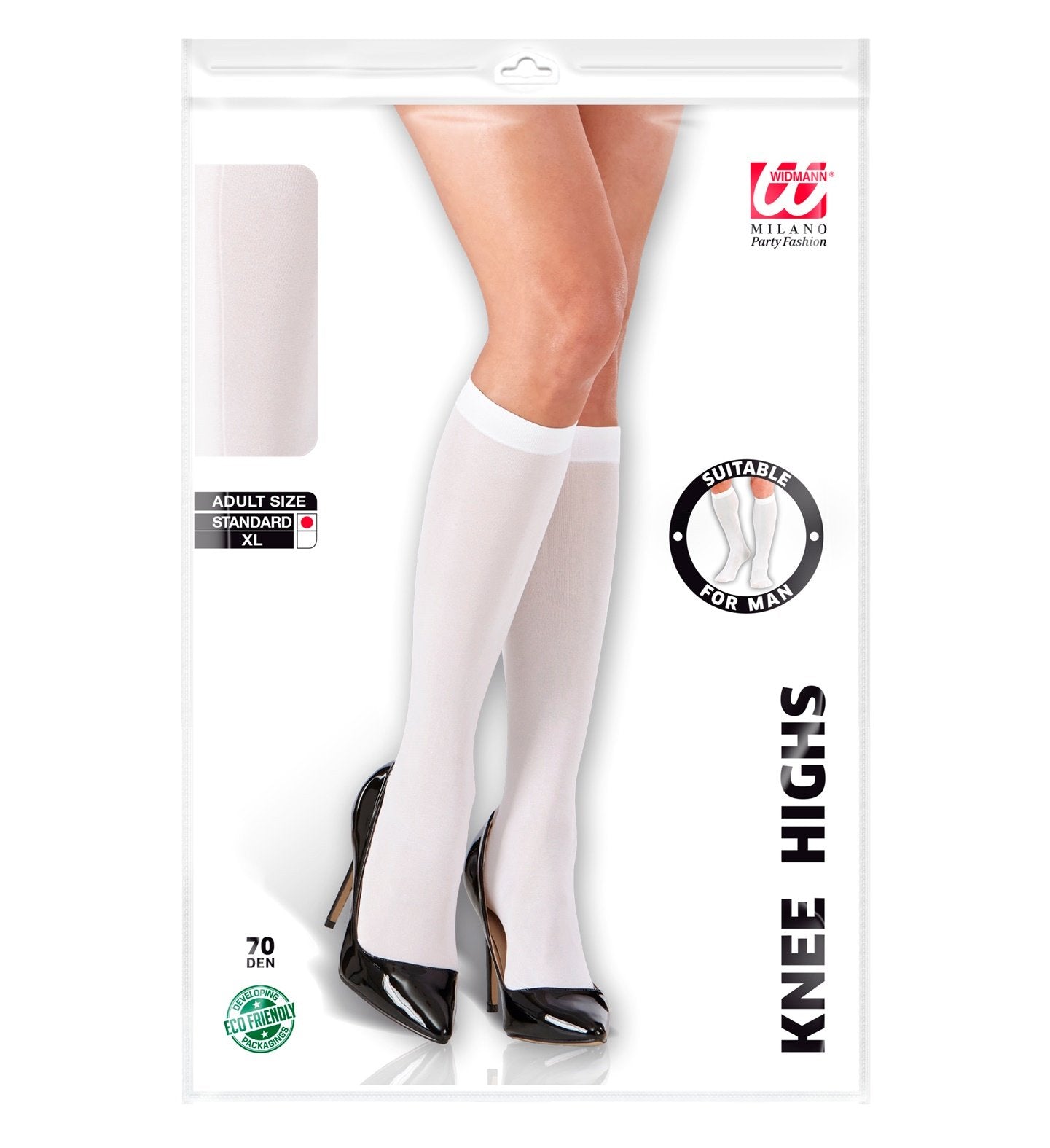 Ladies Stocking Socks German Oktoberfest Knee High White