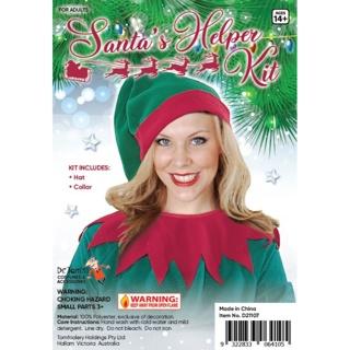 Santa Hat & Red Collar Christmas Santas Helper Kit