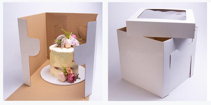 Cake Box & Lid 16x16x20 B-Flute