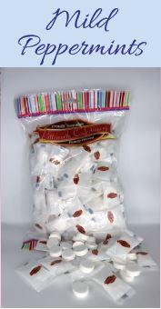 Lollies Mint Mild Buttons 500g Wrapped Pittsworth Confectionery