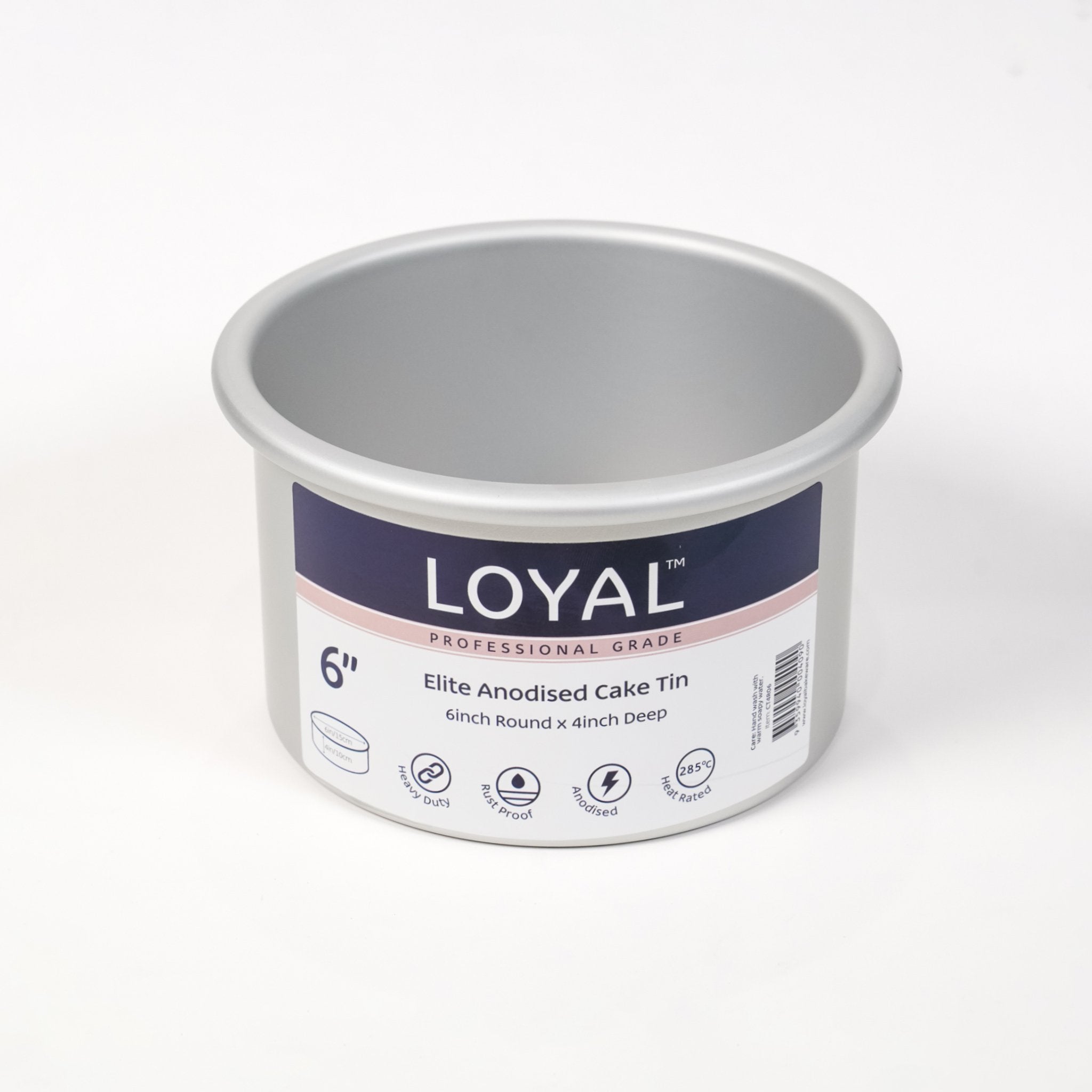 Tin LOYAL Elite 6 Inch Diameter X 4 Inch Deep
