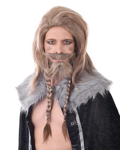 Beard & Wig Brown Viking Brown Deluxe Costume Accessory