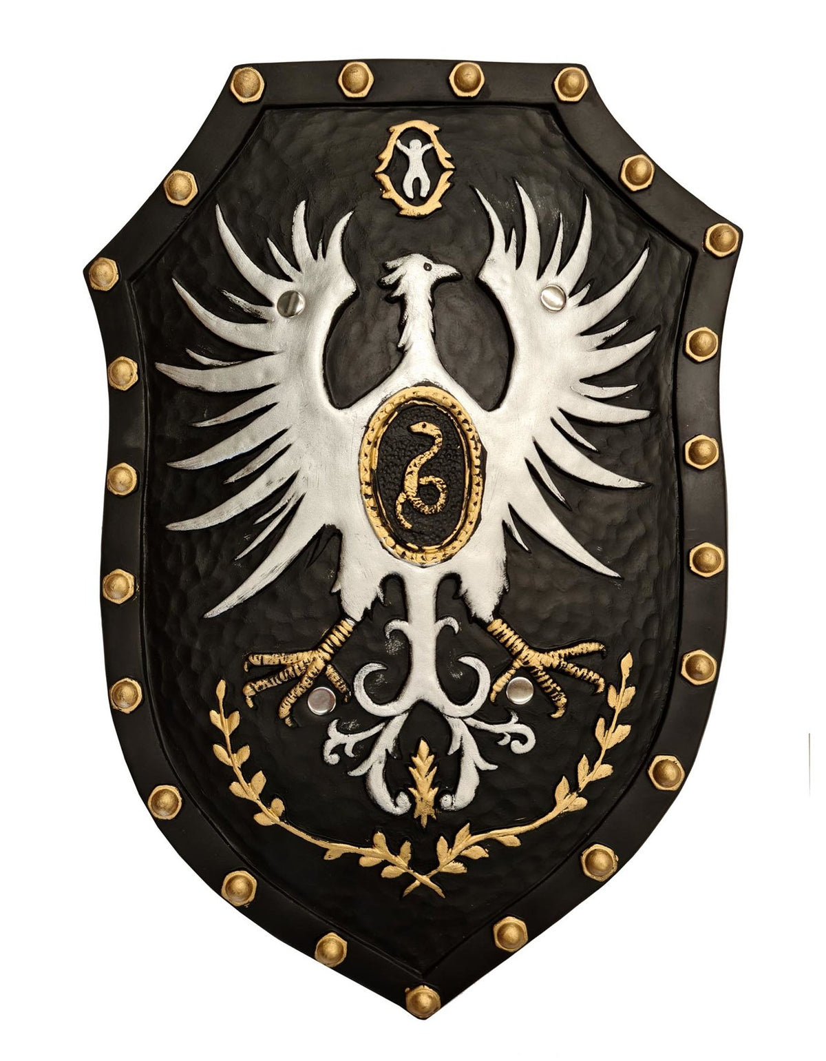 Knight Medieval Shield Leather Look 50cm Costume Accessory