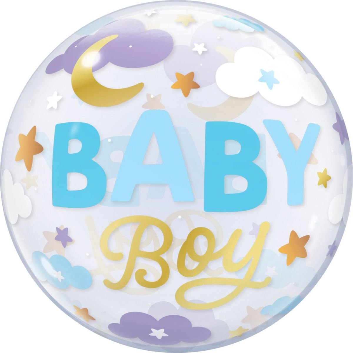 Balloon Bubble Baby Boy Sweet Dreams 56cm