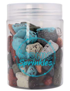Edible Coloured Chocolate Stones/Rocks/Pebbles Sprinkles Cake Decorating