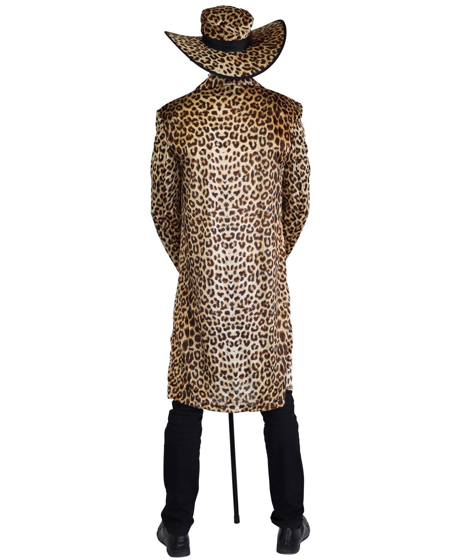 Costume Adult Funky Leopard Skin Pimp Coat/Hat