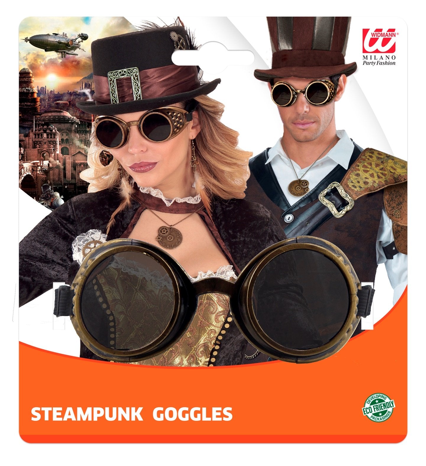Glasses Steampunk Goggles Bronze Colour 1880s
