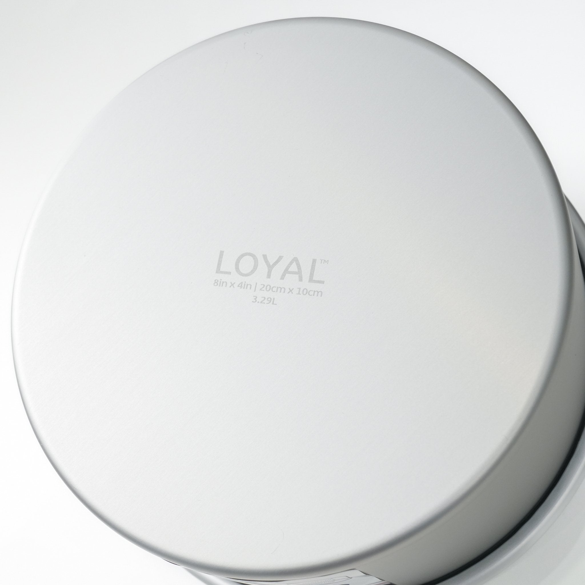 Tin LOYAL Elite 8 Inch Diameter X 4 Inch Deep