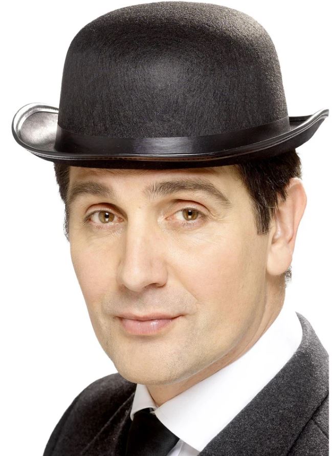 Hat Bowler Black Deluxe