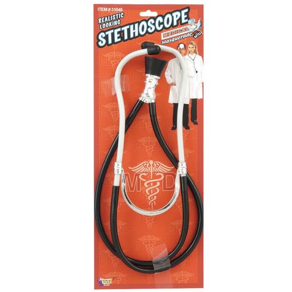 Costume Prop Doctors/Nurses Stethoscope Deluxe Plastic