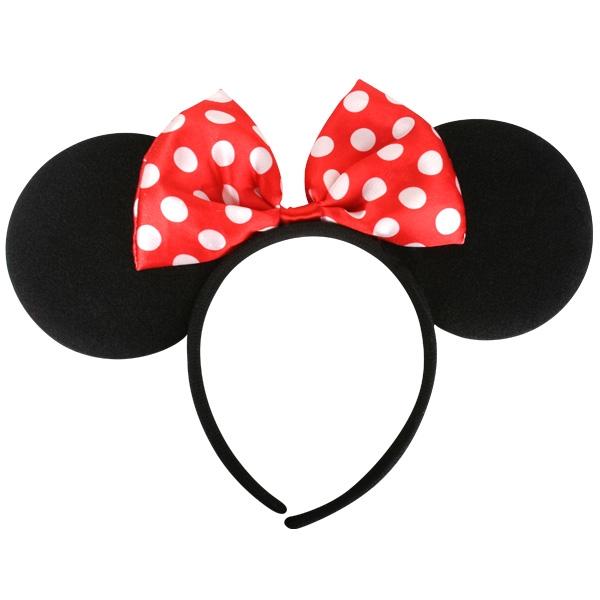 Mouse Ears On Headband Minnie