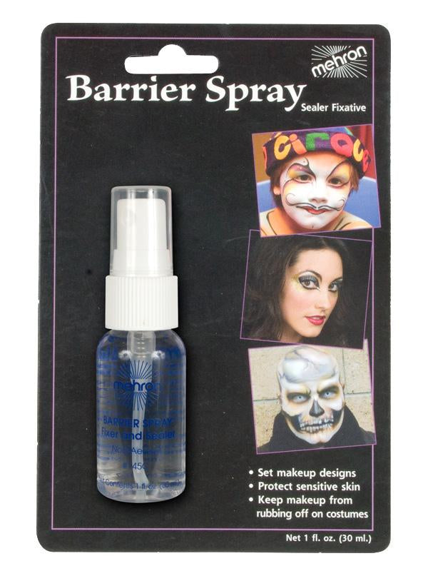 Make Up Special Effects Barrier Spray Pump Bottle 30ml Mehron Deluxe