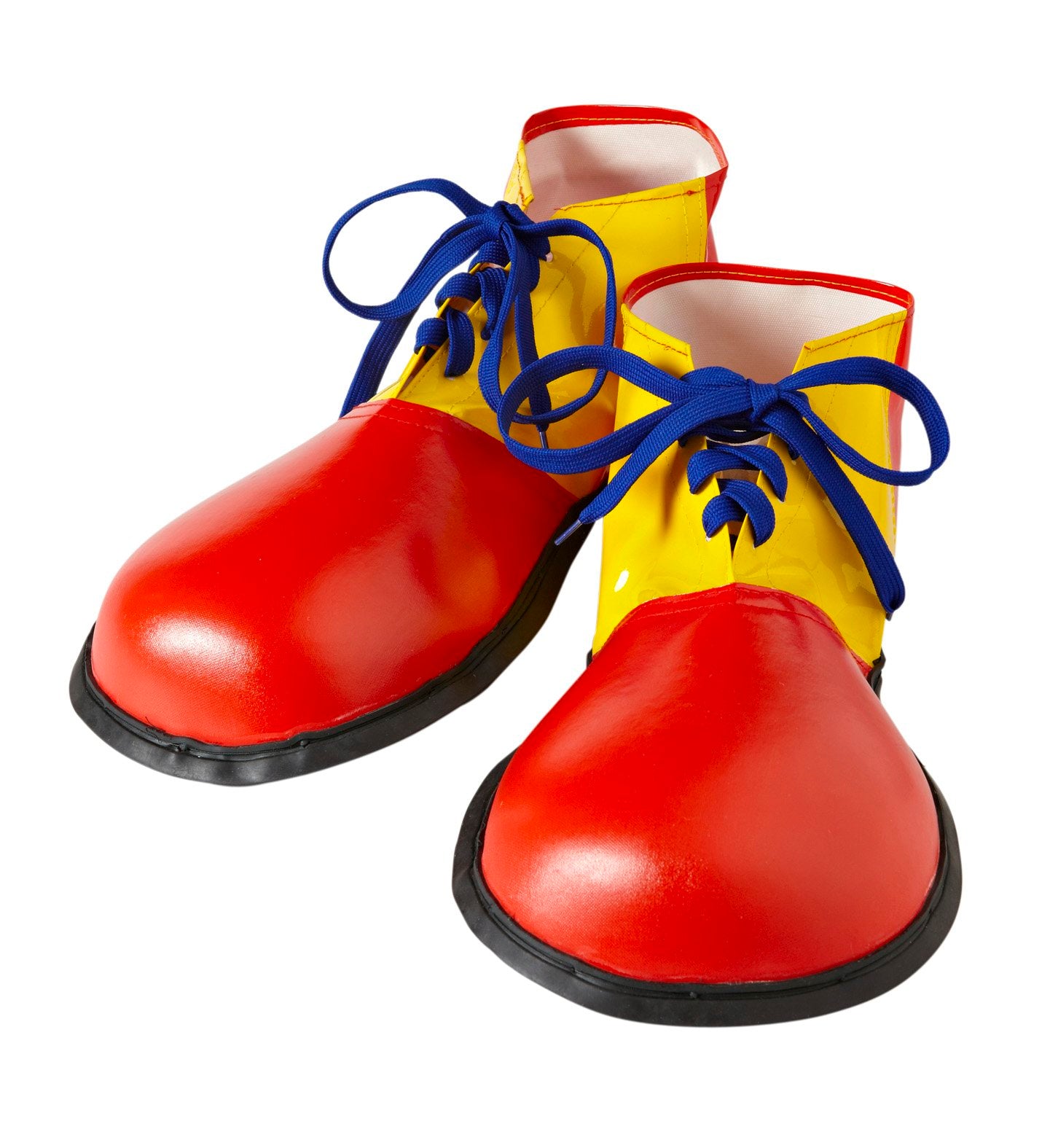 Shoes Clown Oversized Red/Yellow (Assorted Lace Colours Red or Blue)