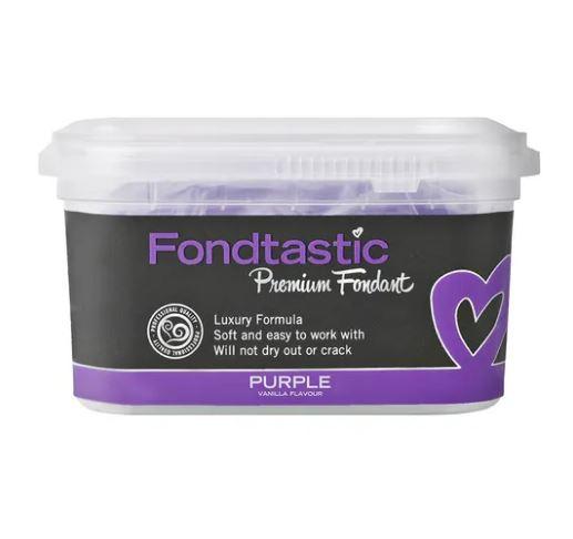 Fondtastic Premium Fondant Purple 250g Cake Decorating