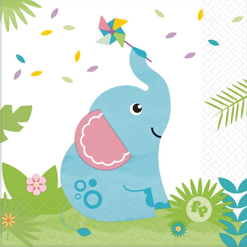 Hello Baby Beverage Napkin Pk/16- Last Chance