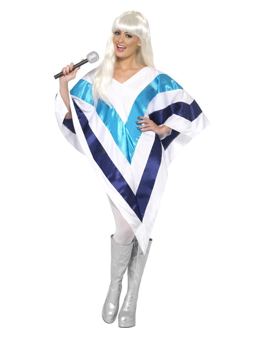 Costume Adult Super Trooper 1970s Poncho One Size