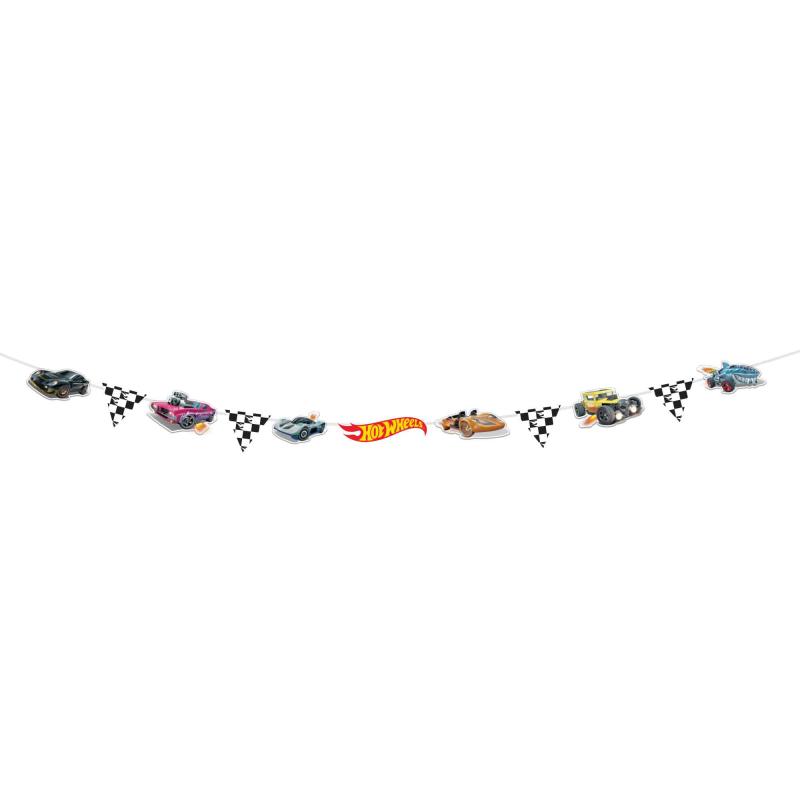Hot Wheels Car Racing Banner Garland 3m Long