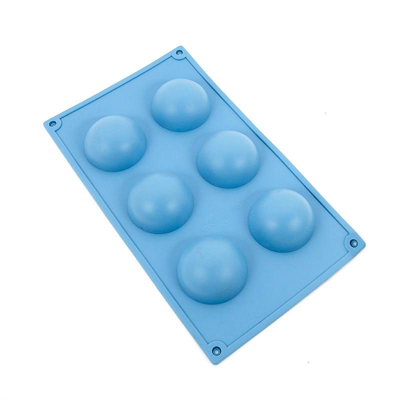Silicone Chocolate Mould Half Sphere 60mm Sprinks