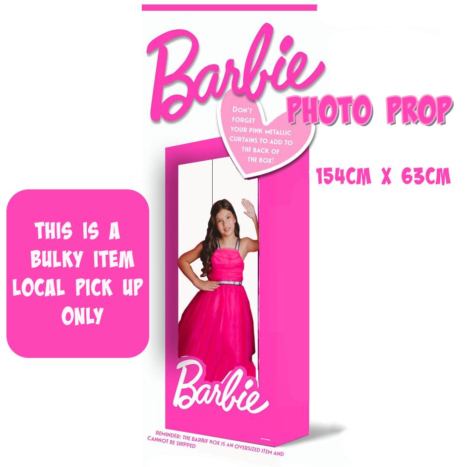 Barbie Photo Prop Step Inside Photo Box