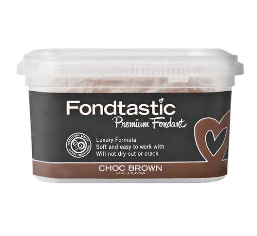 Fondtastic Premium Fondant Chocolate Brown 250g Cake Decorating