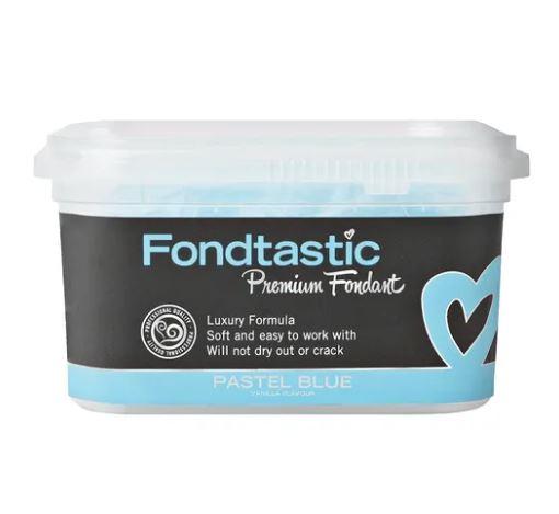 Fondtastic Premium Fondant Pastel Blue 250g Cake Decorating