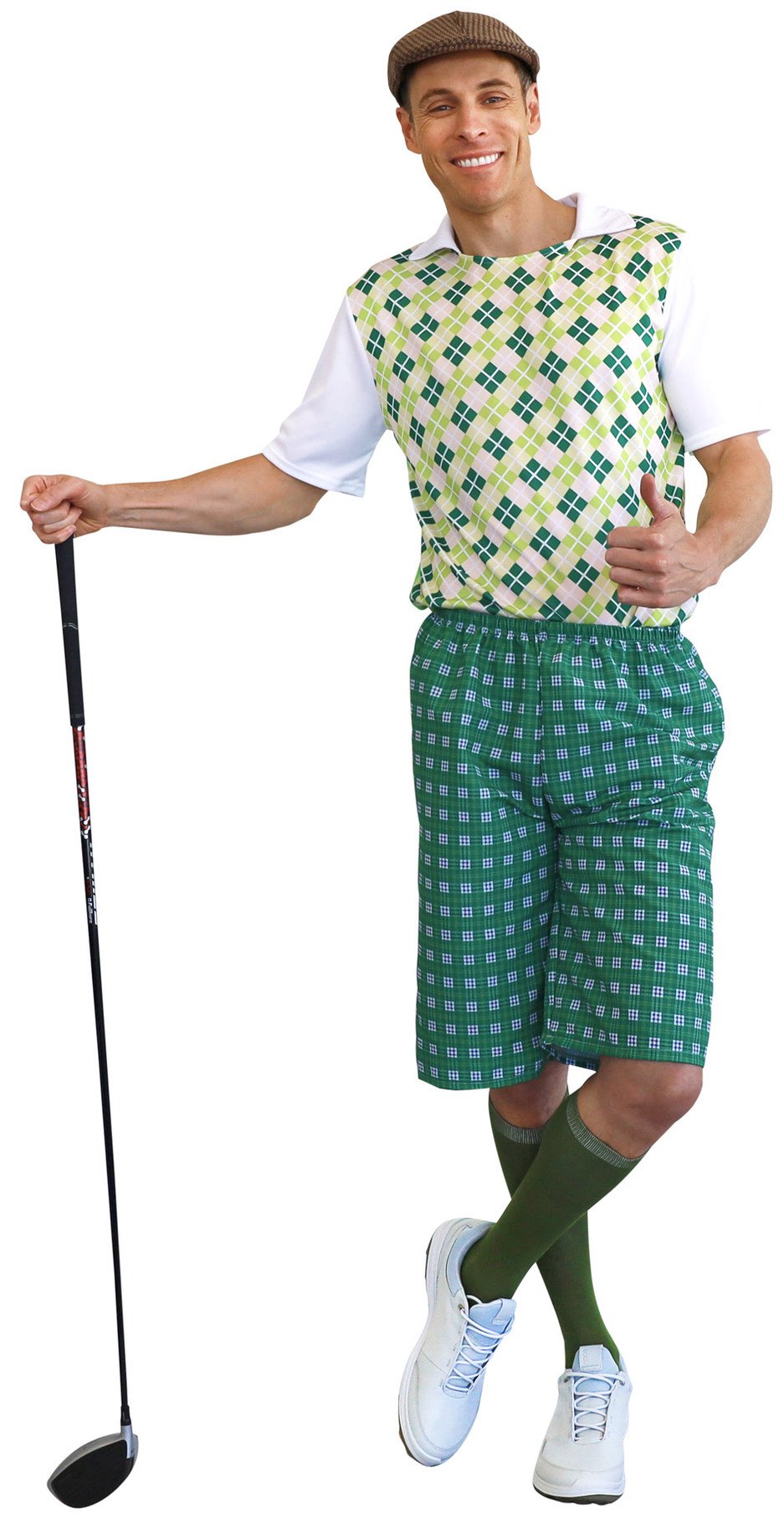 Costume Adult Golf Pro Kit Green