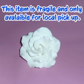 Rose Large White 8cm Profesional