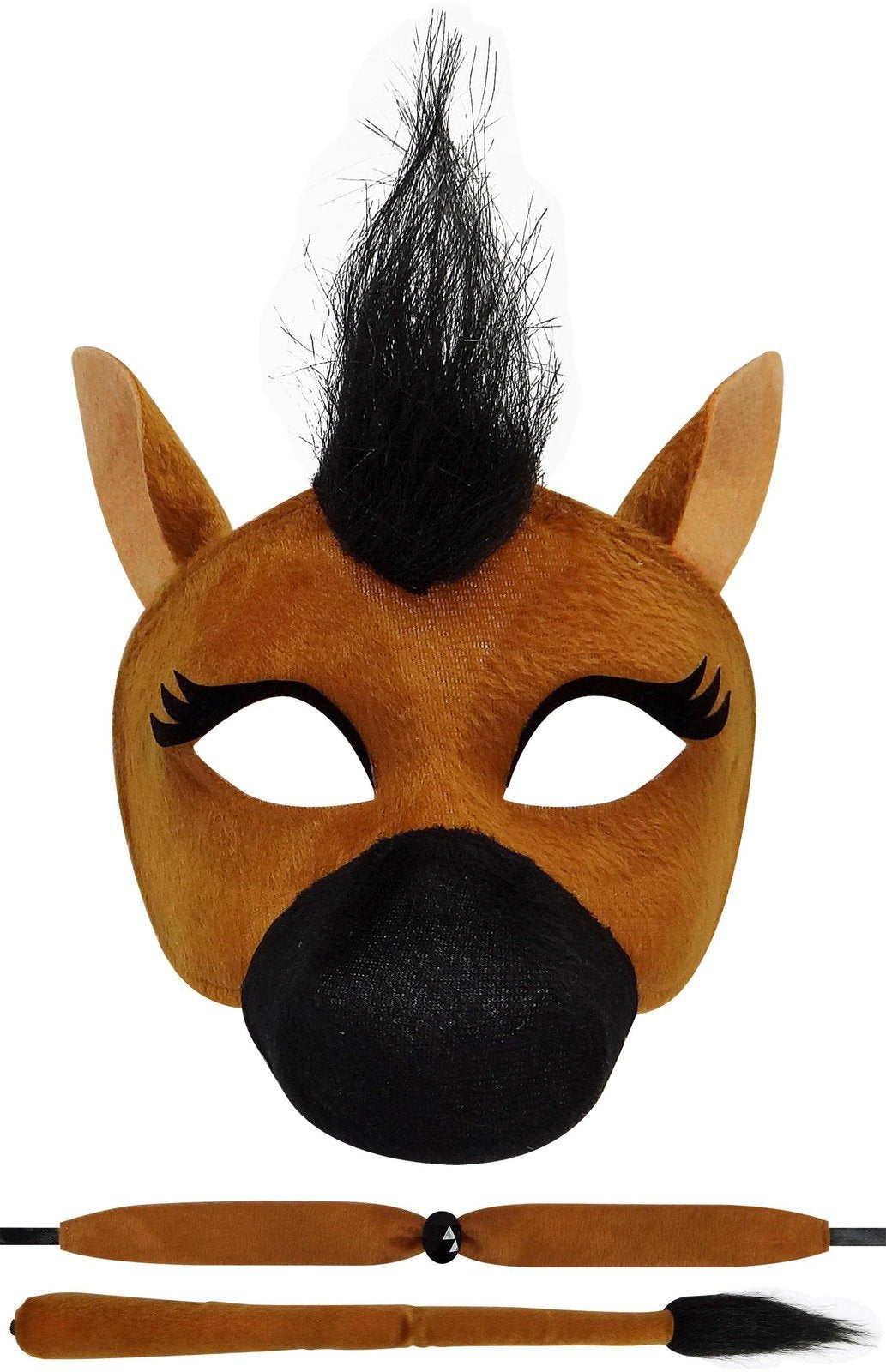 Animal Costume Mask Set Deluxe Horse/Pony