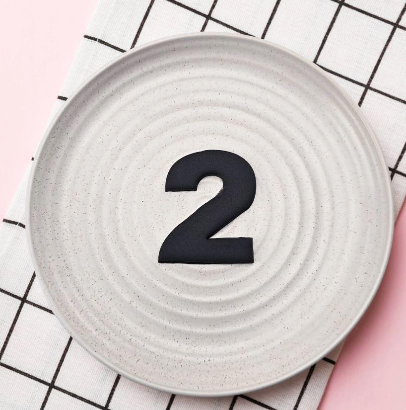 Number Wide Version Cookie/Biscuit Cutter Full Set 70m