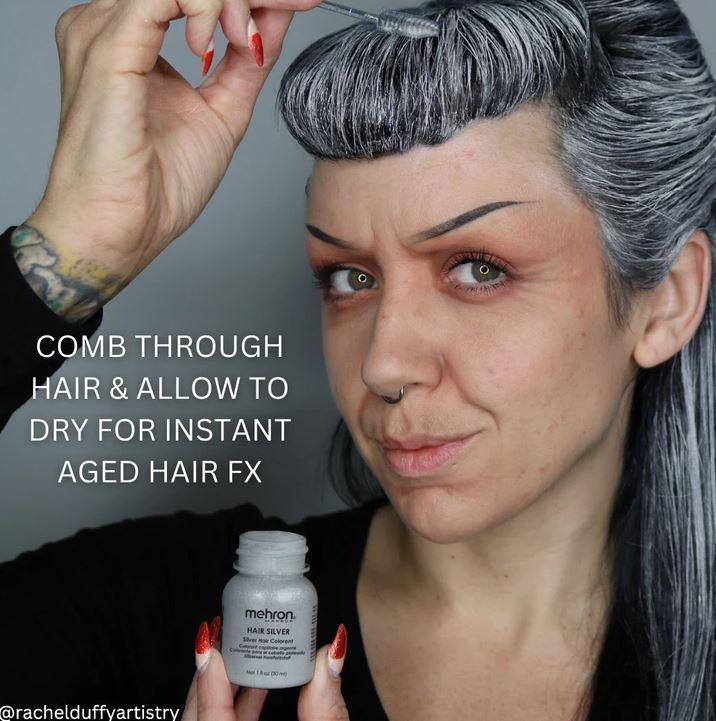Mehron Hair Silver Colour 127ml
