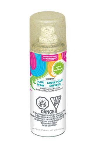 Hair Spray Glitter Gold