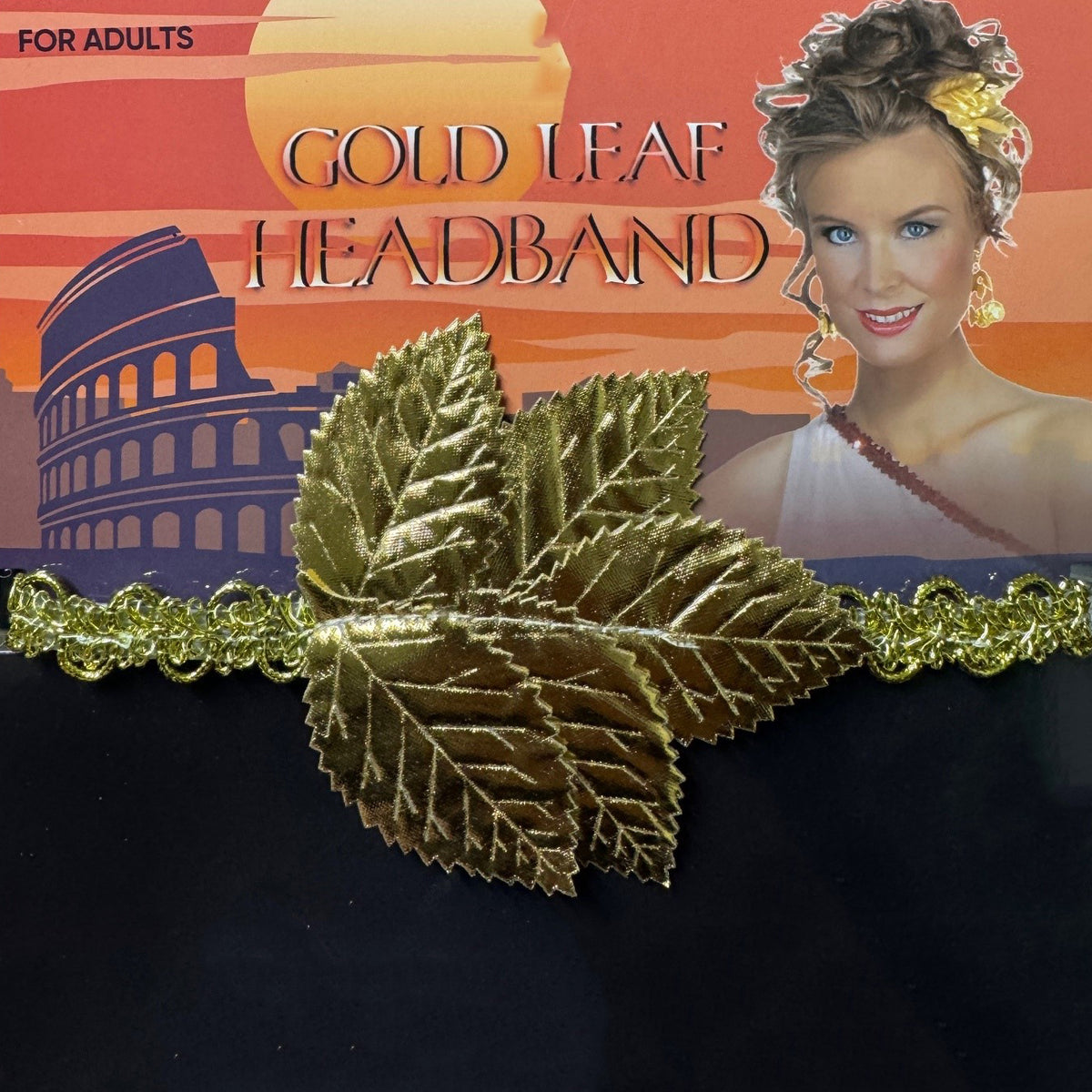 Headband Gold Leaf Laurel Wreath Greek/Greek & Roman