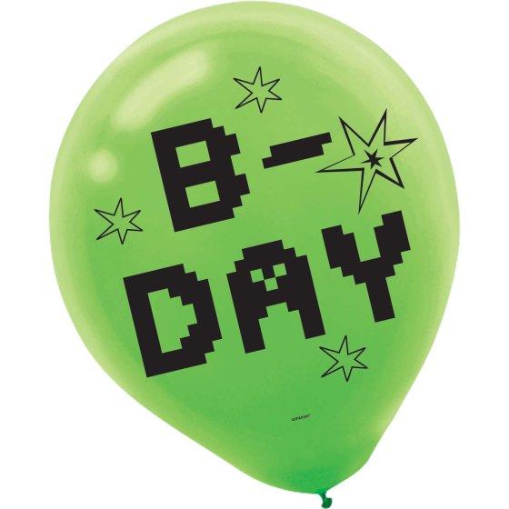 TNT Balloons Latex 30cm Assorted & Designs Colours Pk/6 - Discontinued Line