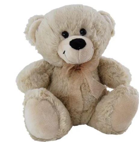 Soft Plush Toy Teddy Bear 23cm Beige Brown