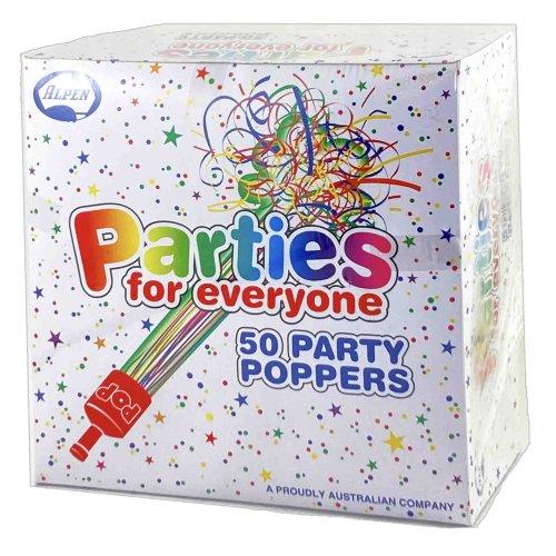 Party Poppers Noisemakers Bulk Pk/50