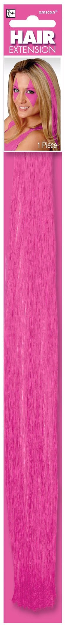 Pink Team Spirit Hair Extensions Clip In 38cm