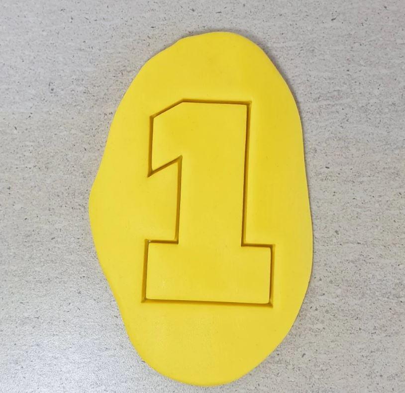 Number Wide Version Cookie/Biscuit Cutter Full Set 70m