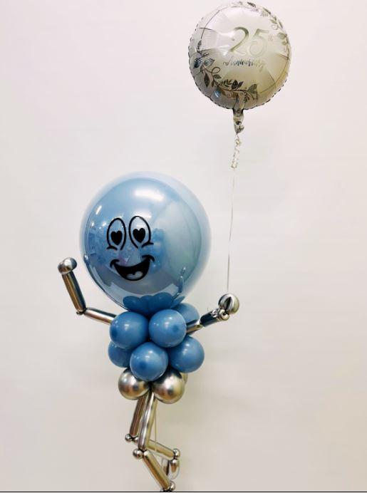 Balloon Bouquet Smiley Person