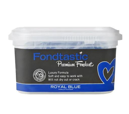 Fondtastic Premium Fondant Royal Blue 250g Cake Decorating