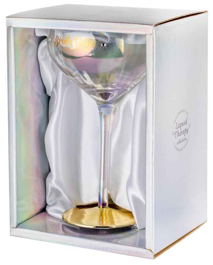 Bride To Be Coupe Champagne/Cocktail Glass Holographic 300ml