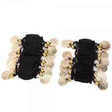 Bracelet Belly Dancer Black 1pr - Last Chance