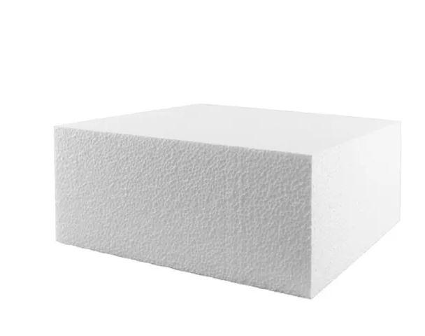 Cake Foam Block/Dummy Square 10cm X 75mm (4 x 3 inches) Decorating