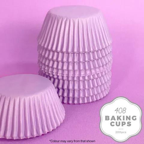 Baking Cupcake Paper Cases Pastel Lilac Pk/200