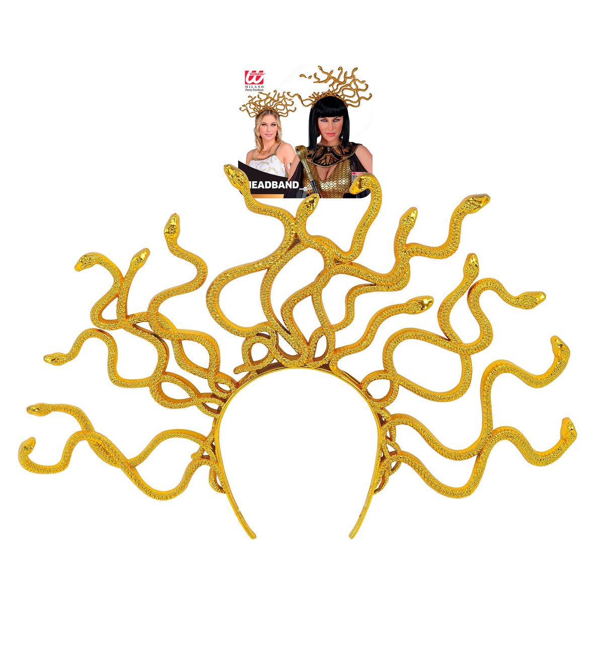 Costume Accessories Headband Medusa Golden Snakes Greek Mythology