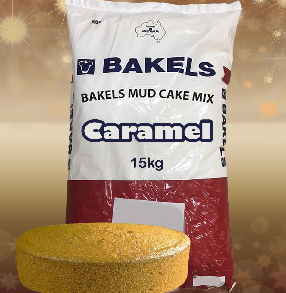 Bakels Mud Cake Mix Caramel Delight 15kg - Order In Item Only