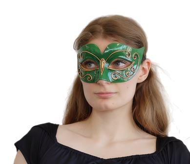 Mask Eye Masquerade Green/Gold