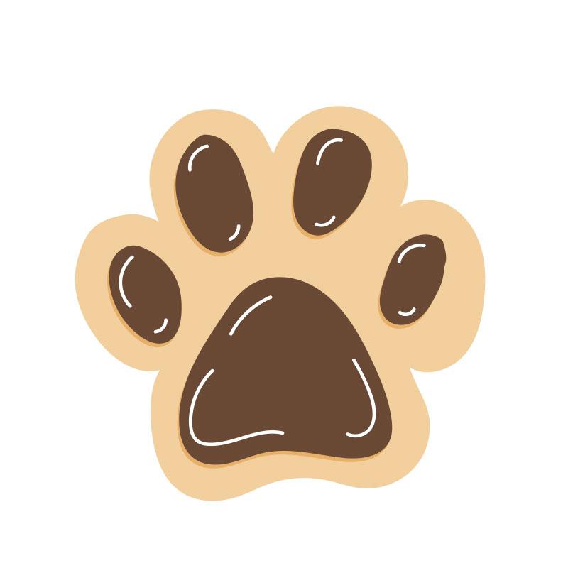 Cookie Cutter Animal Dog Paw Print
